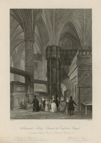 Kapelle von Edward dem Bekenner in der Westminster Abbey von English School