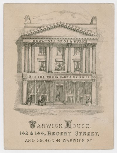 Edwardes Brothers & Burke, Visitenkarte von English School