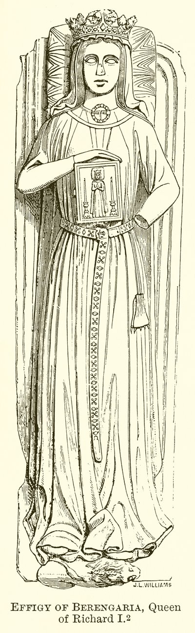 Abbild von Berengaria, Königin von Richard I. von English School