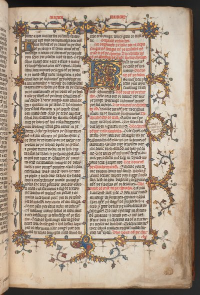 Egerton 617, Wycliff-Bibel, vor 1397 von English School