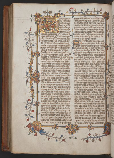 Egerton 617, Wycliff-Bibel, vor 1397 von English School