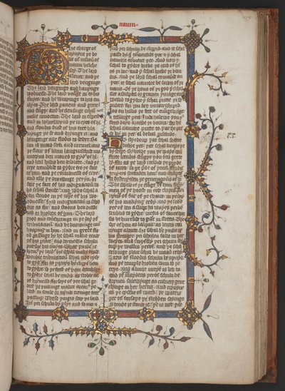 Egerton 617, Wycliff-Bibel, vor 1397 von English School