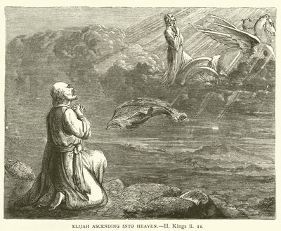 Elia fährt in den Himmel, II, Könige, ii von English School