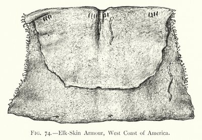 Elchhaut-Rüstung, Westküste Amerikas von English School