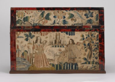 Bestickte Schatulle, ca. 1660 von English School