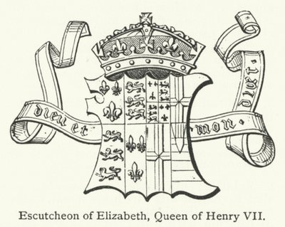 Wappen von Elizabeth, Königin von Heinrich VII von English School