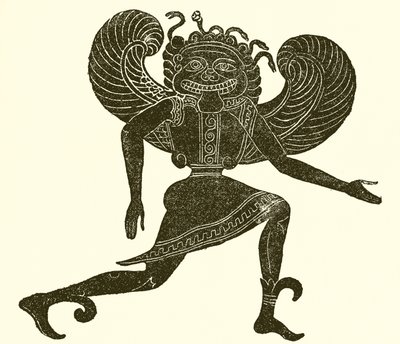 Etruskische Gorgone (Campana Museum) von English School