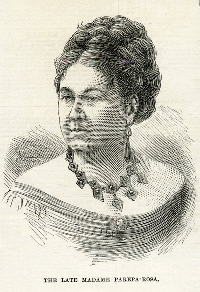 Euphrosyne Parepa-Rosa, Illustration für The Graphic, 7. Februar 1874 von English School