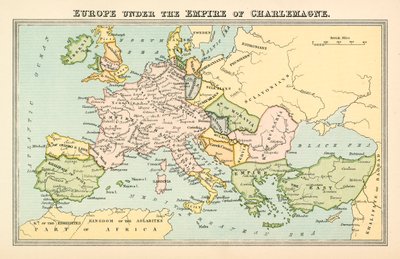 Europa unter dem Reich Karls des Großen von English School