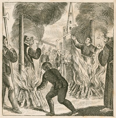 Hinrichtung der Bischöfe Ridley und Latimer, Oxford von English School