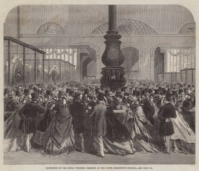 Ausstellung der königlichen Hochzeitsgeschenke im South Kensington Museum von English School