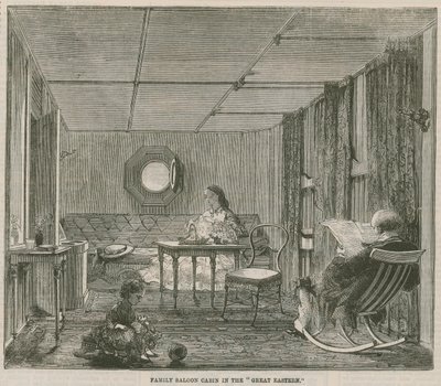 Familiensalon-Kabine in der Great Eastern von English School