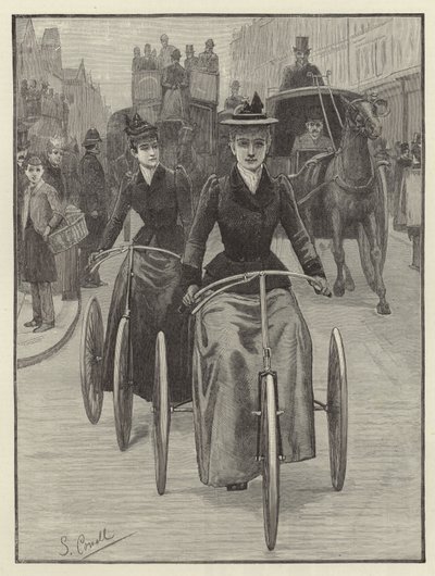 Radfahrerinnen von English School