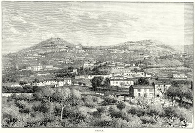 Fiesole (Gravur) von English School