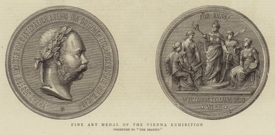 Kunstmedaille der Wiener Ausstellung von English School