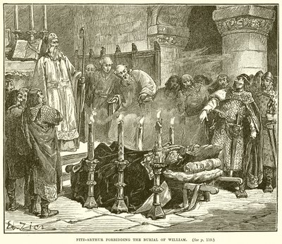 Fitz-Arthur verbietet die Beerdigung von William von English School