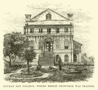 Fourah Bay College, wo Bischof Crowther ausgebildet wurde von English School