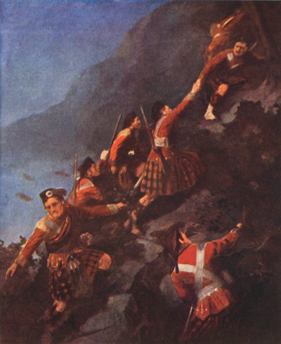 Fraser Highlanders stürmen die Höhen von Quebec von English School