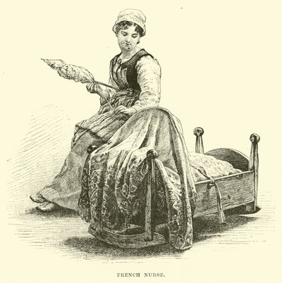 Französische Krankenschwester von English School
