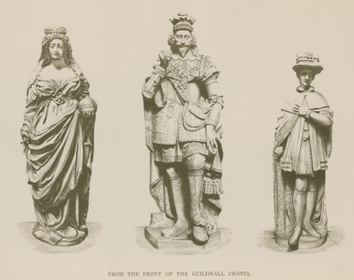 Von der Vorderseite der Guildhall-Kapelle von English School