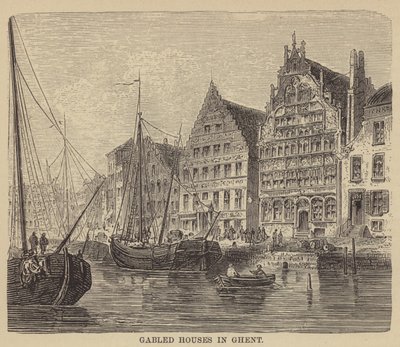 Giebelhäuser in Gent von English School