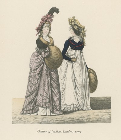 Gallery of Fashion, London, 1795 von English School