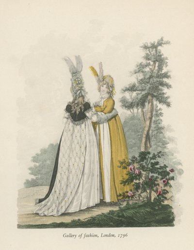 Gallery of Fashion, London, 1796 von English School