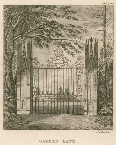 Gartentor in Strawberry Hill, Twickenham, London von English School