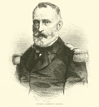 General Clément Thomas, März 1871 von English School