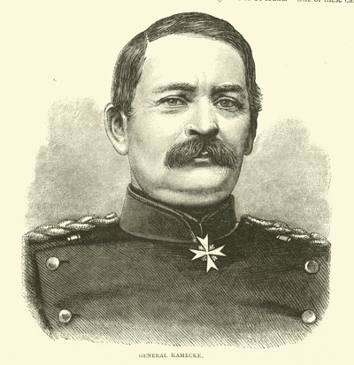 General Kamecke, Oktober 1870 von English School