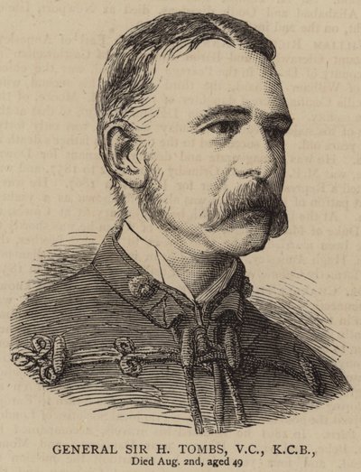 General Sir H Tombs, VC, KCB (Stich) von English School
