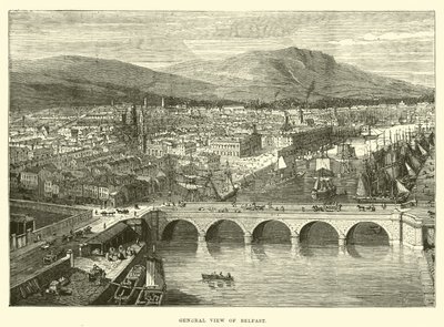 Allgemeine Ansicht von Belfast von English School