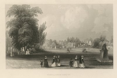 Gesamtansicht des Kensall Green Cemetery von English School