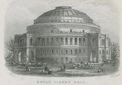 Gesamtansicht der Royal Albert Hall von English School