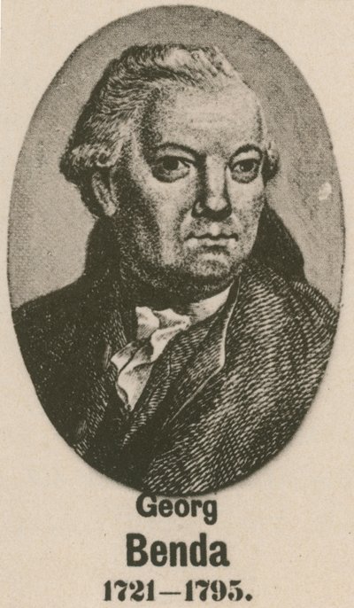 Georg Benda (Gravur) von English School