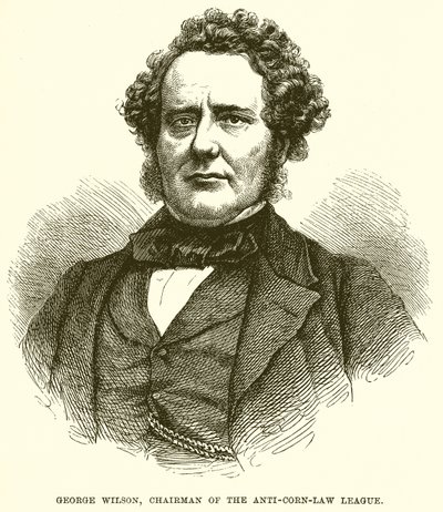George Wilson, Vorsitzender der Anti-Corn-Law League von English School