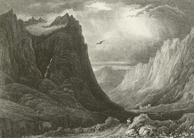 Glencoe, Blick durch den Pass von English School