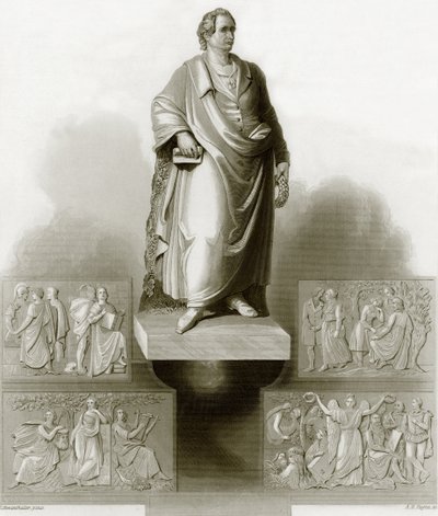 Goethes Denkmal von English School