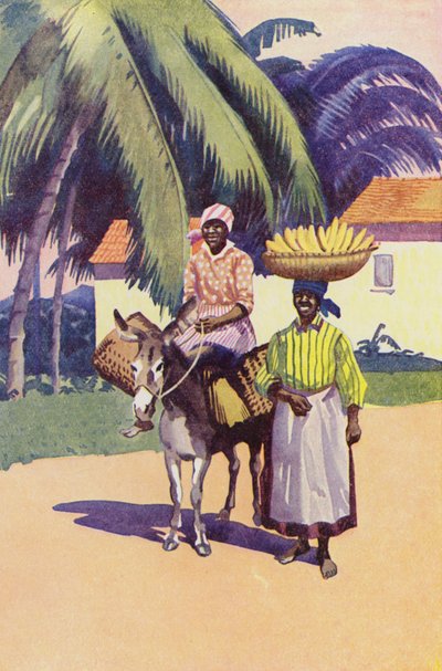 Auf dem Weg zum Markt, Jamaika von English School