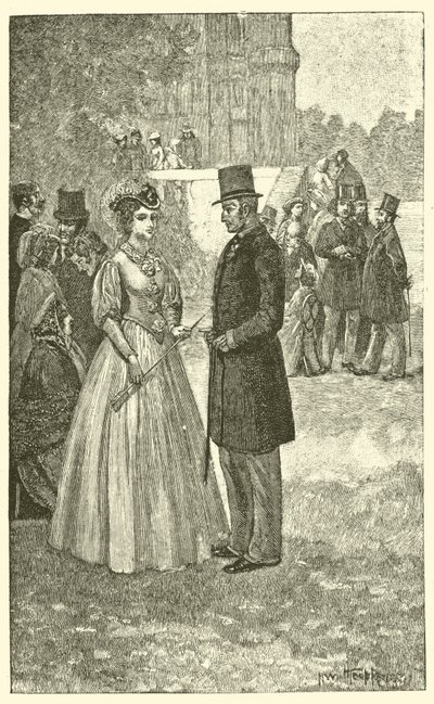 Grandcourt und Gwendolen beim Bogenschießturnier von English School