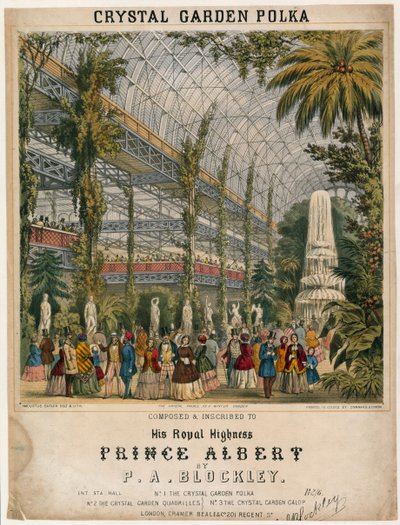 Große Ausstellung, 1851, Crystal Garden Polka von English School