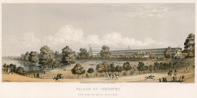 Große Ausstellung, 1851, von der Brücke, Hyde Park von English School