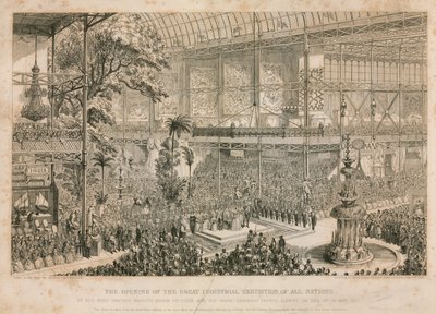 Große Ausstellung, 1851, Eröffnung am 1. Mai 1851 von English School