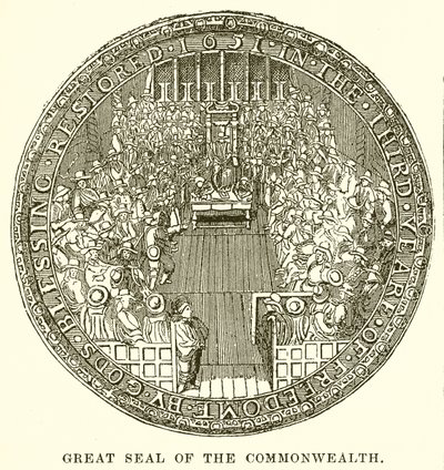 Großes Siegel des Commonwealth von English School