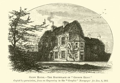 Griff House, der Geburtsort von George Eliot von English School