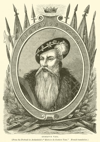 Gustav Wasa (Gravur) von English School