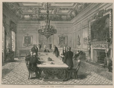 Halle der Drapers Company, London von English School