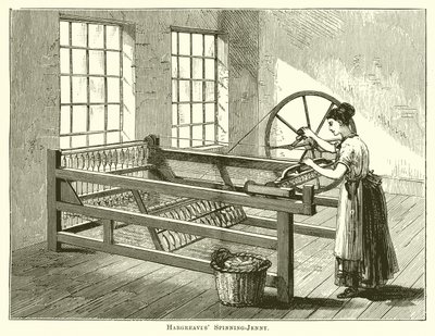 Hargreaves Spinning-Jenny von English School