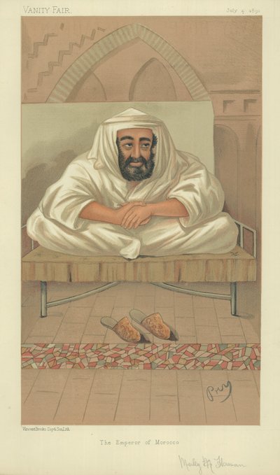Hassan I., Der Kaiser von Marokko von English School