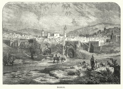 Hebron (Gravur) von English School